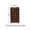 2pcs Silicone Chocolate Mold Jelly Christmas Candy Cake Mould, Style: Gift Box - 2 of 4