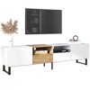 Sapphtopaz TV Stand Modern Entertainment Center for TVs Up to 80" Console Table with Storage Cabinet and Doors for Living Room, Bedroom - 2 of 4