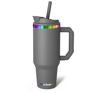 FrostBuddy Thicc Buddy Insulated Tumbler | Available in 40oz & 50oz Sizes | Stainless Steel + Chapstick Holder - 1 of 4