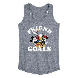 Women's - Disney - Friend Goals Graphic Racerback Tank - 1 of 4