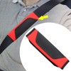 Unique Bargains Car Seat Belt Cover Universal Carbon Fiber Leather Auto Seat Belt Covers Shoulder Protection 9.06"x7.09" - 2 of 4