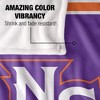Northwestern State University Primary Logo Stripes Silky 50x60 Blanket, 1 Sided - 4 of 4