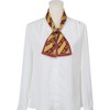 INSPIRE CHIC Women's Heart Contrast Color Striped Skinny Long Hair Ribbon Handbag Handle Wrap Scarves - 2 of 4
