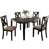 NicBex 5/7-Piece Vintage Style Dining Table Set & Backrest Chairs for Kitchen,Dining Room,Restaurant,Modern Dinette Set with Sturdy Frame - 4 of 4