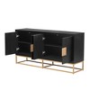 Whisen Elegant Designed Sideboard with Unique Support Legs and Adjustable Shelves - 3 of 4