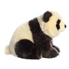 Aurora Medium Panda Miyoni Realistic Stuffed Animal Black 12" - image 3 of 4