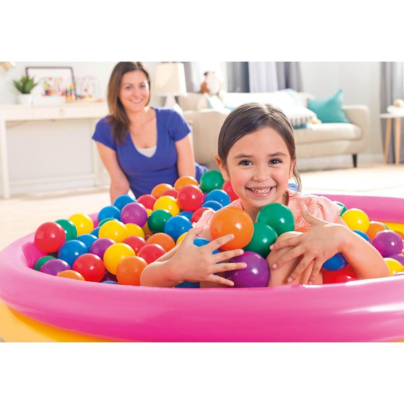 Intex 100-Pack Large Plastic Multi-Colored Fun Ballz For Ball Pits (4 Pack), 4 of 7