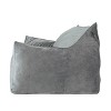 Christopher Knight Home Jeremy Modern 2-Seater Velvet Bean Bag Chair with Armrests - 4 of 4