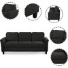 Streamdale 3-Seat Sofa Living Room Linen Fabric Sofa (3-Seat Sofa) - 3 of 4