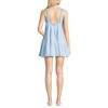 Lands' End Women's Cotton Gauze Metallic Tiered Mini Cover-up Dress - 2 of 4