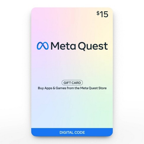 Meta Quest Gift Card - $15 (Digital)