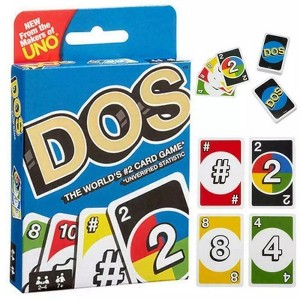 Mattel Games DOS Family Card Game For Family Game Night, 2 - 4 Players - 1 of 4
