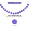Unique Bargains Party Decoration 24 Felt Balls Hanging Garland 4 Pcs - 2 of 4