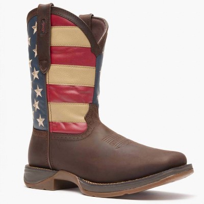 Men's 's Patriot Flag Rebel Boot - Durango Boots 8.5 W