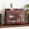 Camino Mission Faux Slate Sideboard And Display Curio - Brown - SEI - 2 of 4
