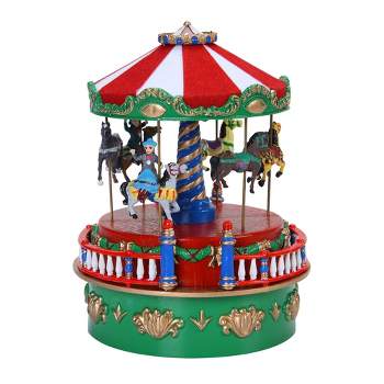 Mr. Christmas Animated Mini Carnival Music Box Christmas Decoration