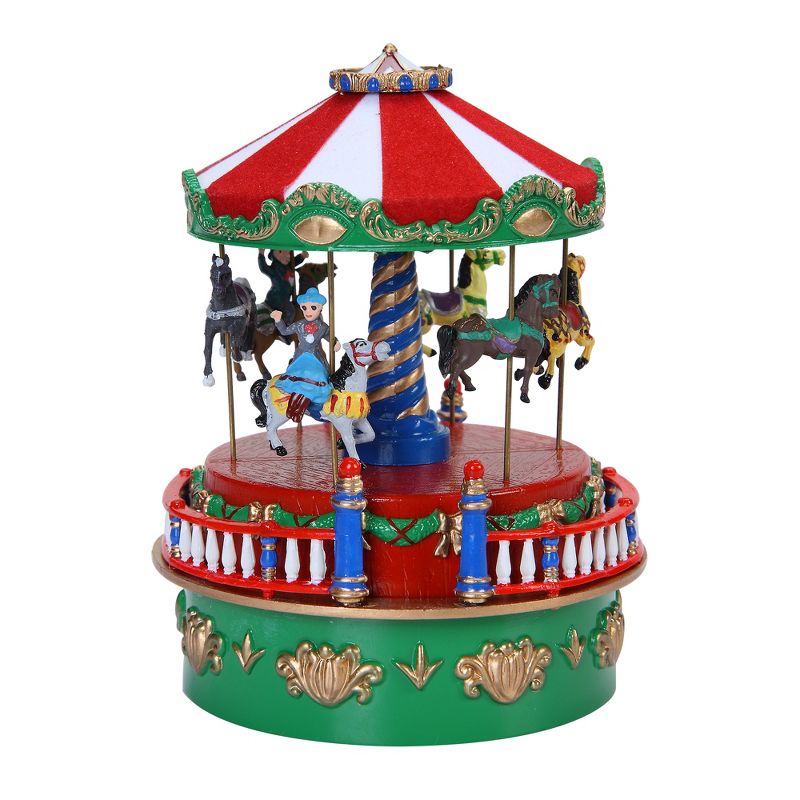 Mr. Christmas Animated Mini Carnival Music Box Christmas Decoration, 1 of 7