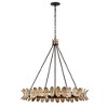 Savoy House Monarch 8 - Light Chandelier in  Champagne Mist/Coconut Shell - 3 of 4