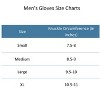 CTM Men's Heavy Leather Glove with High Pile Fleece Lining - 4 of 4