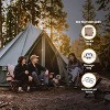 White Duck Regatta Water Repellent 4-Season Canvas Bell Tent/ Yurt with Stove Jack and Groundsheet, for Camping and Glamping - 4 of 4