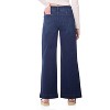 Rekkuna Women's Pull-On Wide Leg Jeans – Mid-Rise Stretch Shaping Denim with Slant Pockets and Flattering Fit - 3 of 4