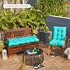 ARTPLAN Outdoor 48 Inch Bench Cushion Tufted for Outdoor Furniture, 48"x18"x4" Wicker Patio Loveseat Cushion All Weather - 3 of 4