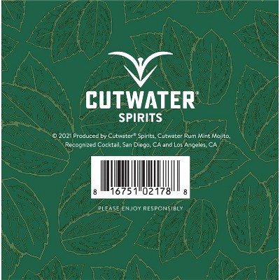 Cutwater Rum Mint Mojito Cocktail - 4pk/355ml Cans