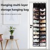 Over The Door Shoe Rack for Door, Fit 20 Pairs, Dustproof Shoe Organizer Hanging Shoe Rack for Closet Door Storage, 20 Large Pockets & 4 Metal Hook - 3 of 4