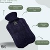 EBF Home Huddle Hush Hot Water Bottle, Hot Water Pack for Hot and Cold Compress, Ideal for Menstrual Cramps, Neck Shoulder Pain Relief - 4 of 4