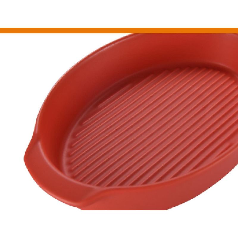 Bruntmor Oval Baking Dish Set for Oven - Red - Set of 2, 3 of 4