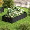 Wooakway Outdoor/Indoor/Decor Metal Planter Boxes Raised Garden Beds Planter Pots Cachepots Nursery Pots - 2 of 4