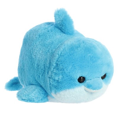 Aurora Medium Dilly Dolphin Spudsters Adorable Stuffed Animal Blue 12 ...