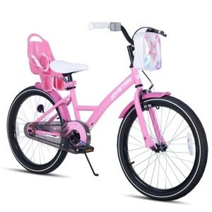 JOYSTAR Zinnia Kids Bike for Girls Boys, with Toddler Doll Seat, Training Wheels, Bike Bag and Full Chain Guard - 1 of 4