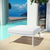 Modway Harmony Patio Ottoman – Aluminum Frame with Cushioned Top - 4 of 4