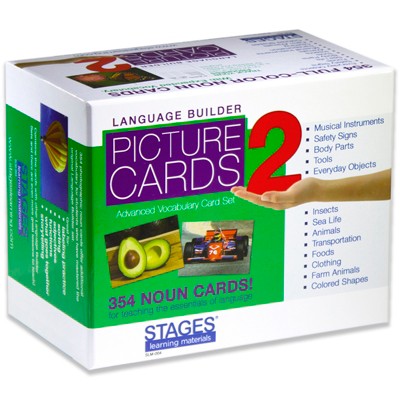 Stages Learning Materials Language Builder Picture Cards, Nouns