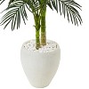HomeStock  4.5 ft. Artificial Palm Tree in Planter for Indoor/Outdoor - 3 of 4
