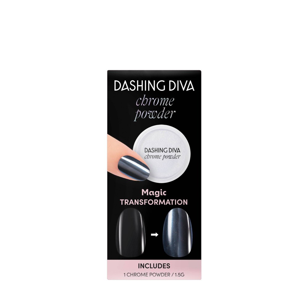 Dashing Diva Chrome Powder - White Pearl - 1.5gm -  92173404