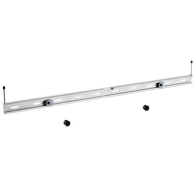 Monoprice Universal Soundbar Wall Mount Bracket Aluminum Mount For Mounting Sound Bar Above or Under TV, Fits Most of Sound Bars up to 33lbs