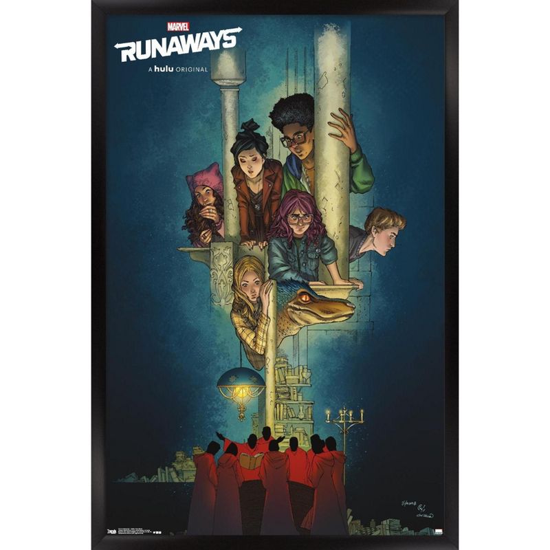Trends International Marvel Comics TV - The Runaways - Comic One Sheet Framed Wall Poster Prints, 1 of 7