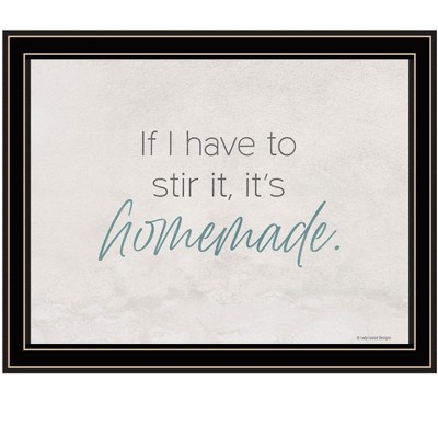 HomeRoots It's Homemade Black Framed Print Wall Art