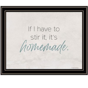 HomeRoots It's Homemade Black Framed Print Wall Art - 1 of 3