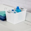 Sterilite Deep Ultra Plastic Storage Bin Organizer Basket w/ Handles - 4 of 4