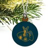 University of Missouri - Kansas City Primary Logo Mini Small Tiny Wood Christmas Tree Holiday Ornament - 3 of 4