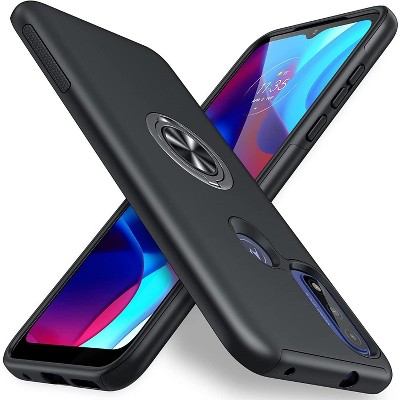 Entronix Case Compatible with Moto G Pure - 360° Circular Ring Gripstand