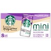 Starbucks Frappuccino Mini White Chocolate Mocha Coffee Drink - 8pk/6.5 Fl  Oz Cans : Target