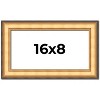 PosterPalooza | Panoramic Traditional Gold Picture Frame - UV Acrylic, Foam Board Backing, Hanging Hardware - 2 of 4