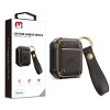MyBat Pro Leather Armor Series Case Compatible With Apple AirPods with Wireless Charging Case - Black / Black - image 2 of 4