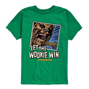 Boys' - Star Wars - Let The Wookie Win Short Sleeve Graphic T-Shirt - 1 of 4