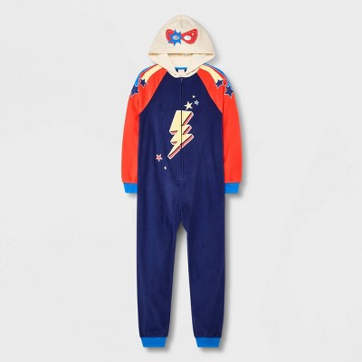 Boys' Superhero Pajama Jumpsuit - Cat & Jack™ Blue
