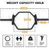 Trap Bar Deadlift 400 LBS Weight Capacity, Dual-Grip Strength Training Bar for Squats, Deadlifts, Shrugs and Shoulder Presses - 3 of 4